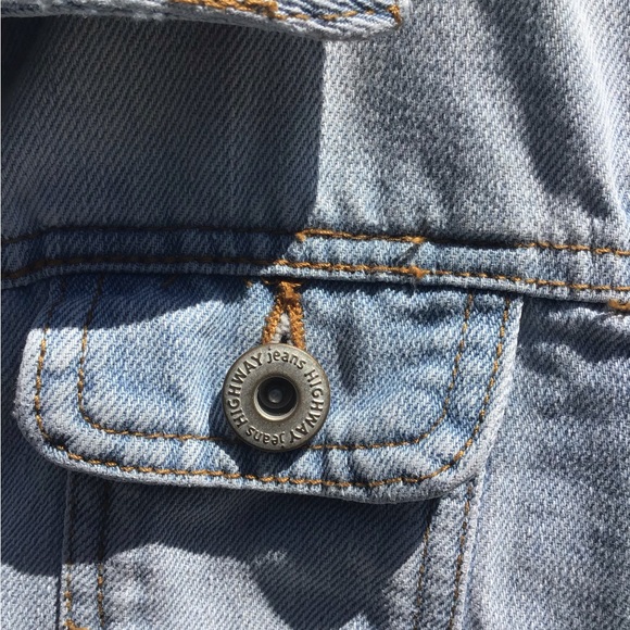 Little Girls Jean Jacket by Highway Jeans Sz M - Picture 5 of 8